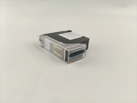 CH-4225W actual cartridge photograph showing nozzle end, protective clip and electrical contact side