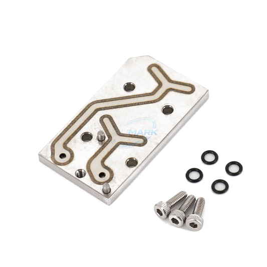 UPLIMARK UMI-X0463 G-nozzle double-nozzle valve seat connection plate for Markem-Imaje 90 Series – view 1