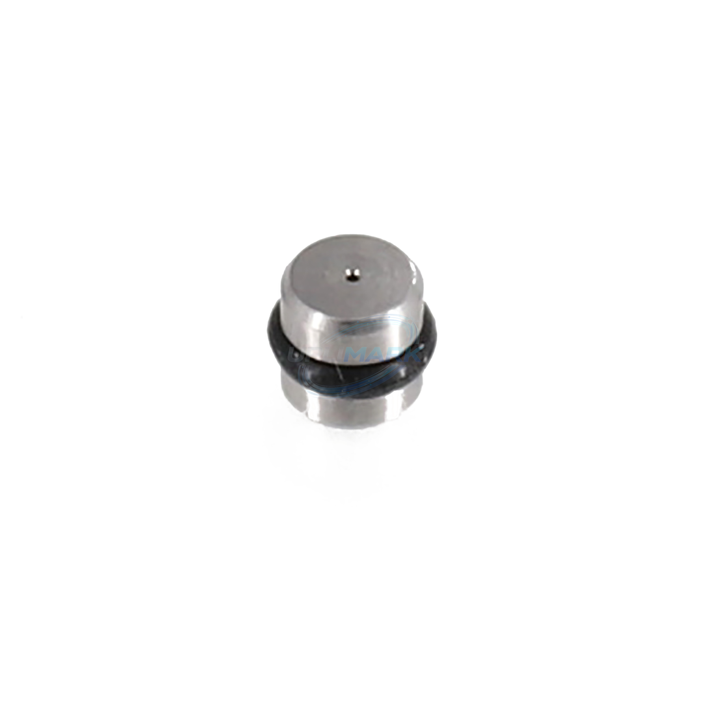 Top and port view of Markem-Imaje flow-limiting valve – UPLIMARK UMI-X0474
