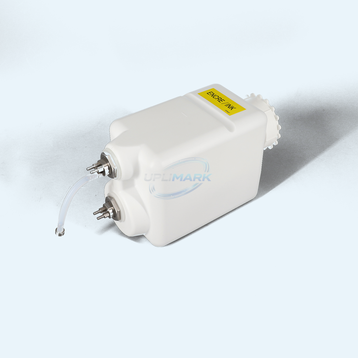 UPLIMARK UMI-X0462 single-jet ink tank assembly for Markem-Imaje S8C2 and 9040, fitting-side view
